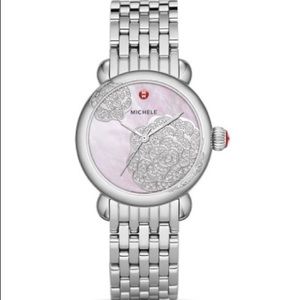 New auth Michele CSX Jardin limited edition watch